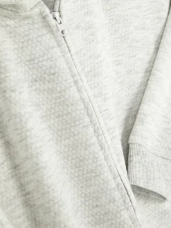 Hoodies Und Sweatshirts|Primark Strukturierter Hoodie Mit Reißverschluss Für Jungen Grau