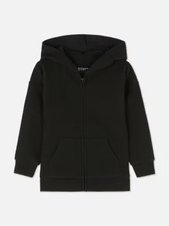 Hoodies Und Sweatshirts|Primark Strukturierter Hoodie Mit Reißverschluss Für Jüngere Jungen Schwarz