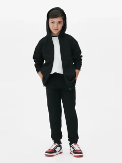 Hoodies Und Sweatshirts|Primark Strukturierter Hoodie Mit Reißverschluss Für Jungen Schwarz