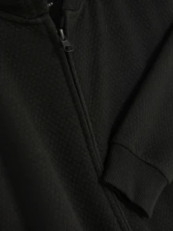Hoodies Und Sweatshirts|Primark Strukturierter Hoodie Mit Reißverschluss Für Jungen Schwarz