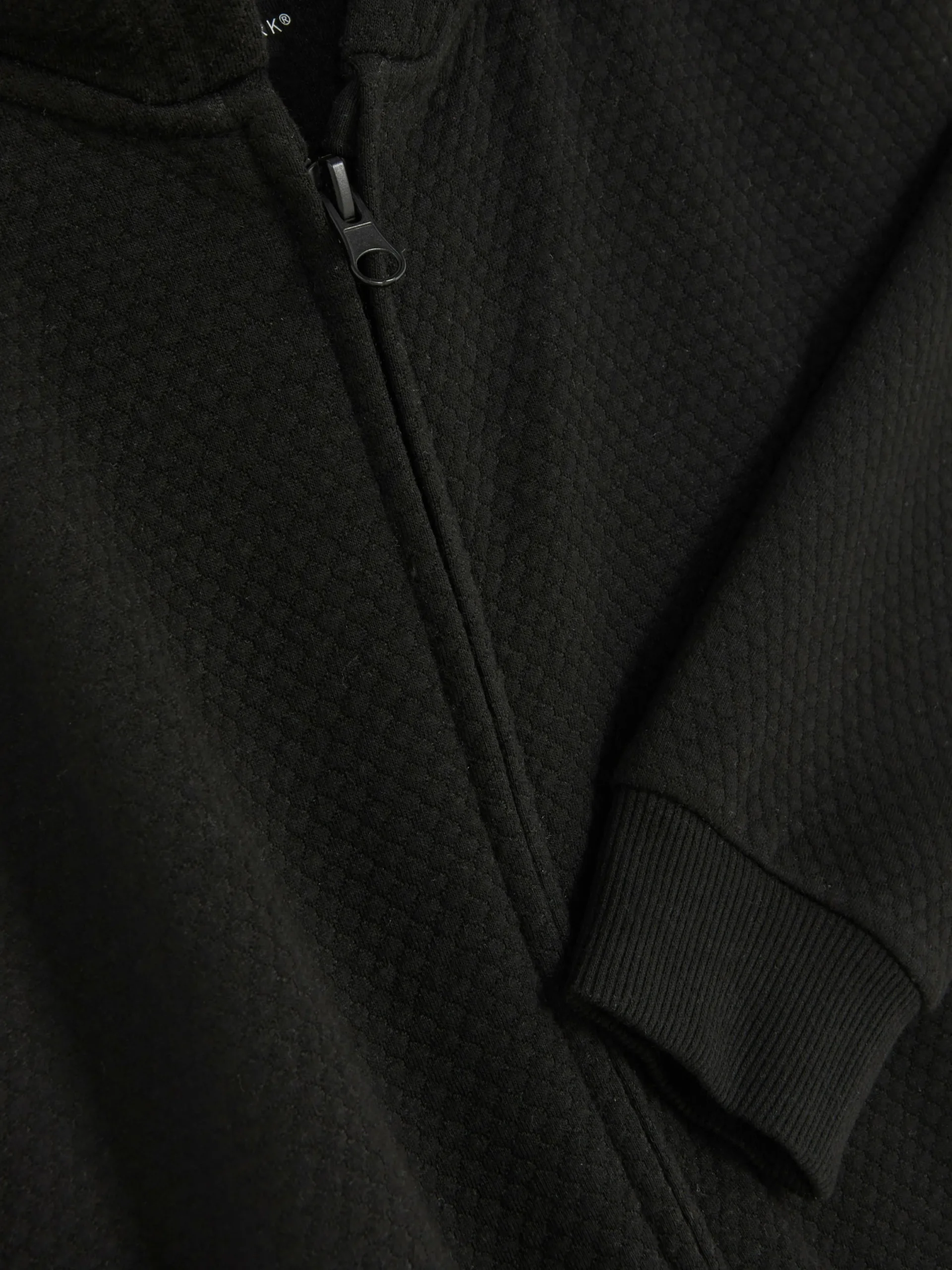 Hoodies Und Sweatshirts|Primark Strukturierter Hoodie Mit Reißverschluss Für Jungen Schwarz