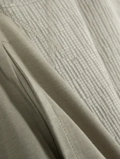 Schlafanzüge|Primark Strukturierter, Kurzer Schlafanzug Sandfarben