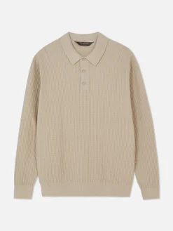 Pullover Und Cardigans|Primark Strukturierter Polopullover Taupefarben