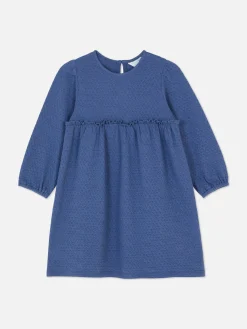 Kleider|Primark Strukturiertes Jerseykleid Blau