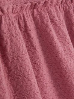 Kleider|Primark Strukturiertes Jerseykleid Rosa