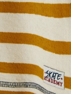 Tops Und T-Shirts|Primark Strukturiertes Langarm-T-Shirt Mit Streifen Senffarben