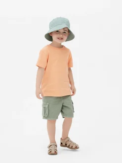 Tops Und T-Shirts|Primark Strukturiertes T-Shirt Mit Streifen Korallenrot