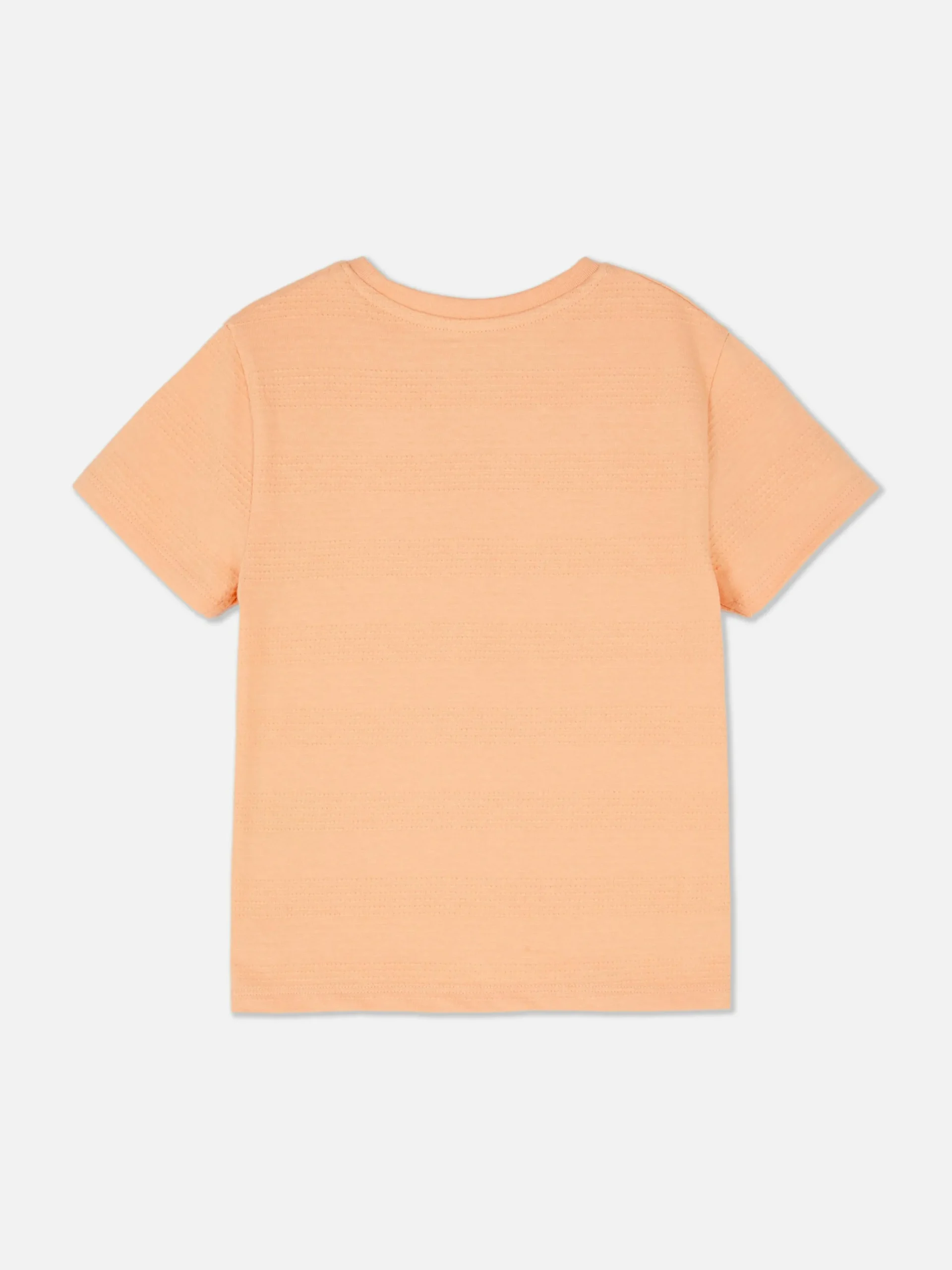 Tops Und T-Shirts|Primark Strukturiertes T-Shirt Mit Streifen Korallenrot