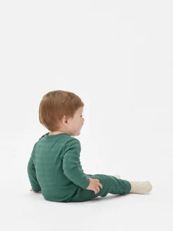 Sets Und Outfits|Primark Strukturiertes T-Shirt- Und Cargohosen Im Set Grün