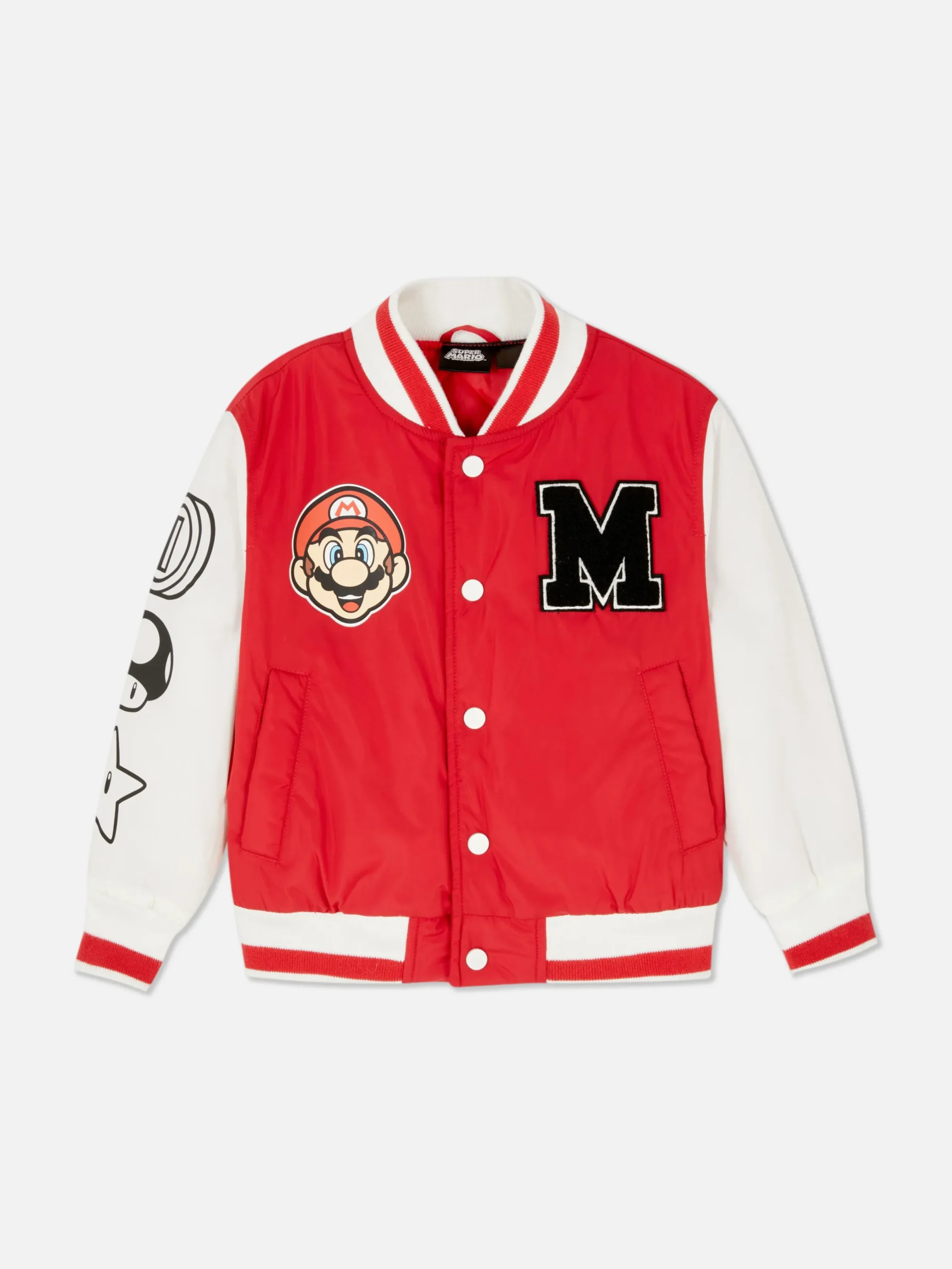 Jacken Und Mäntel|Primark „Super Mario“ Bomberjacke Rot