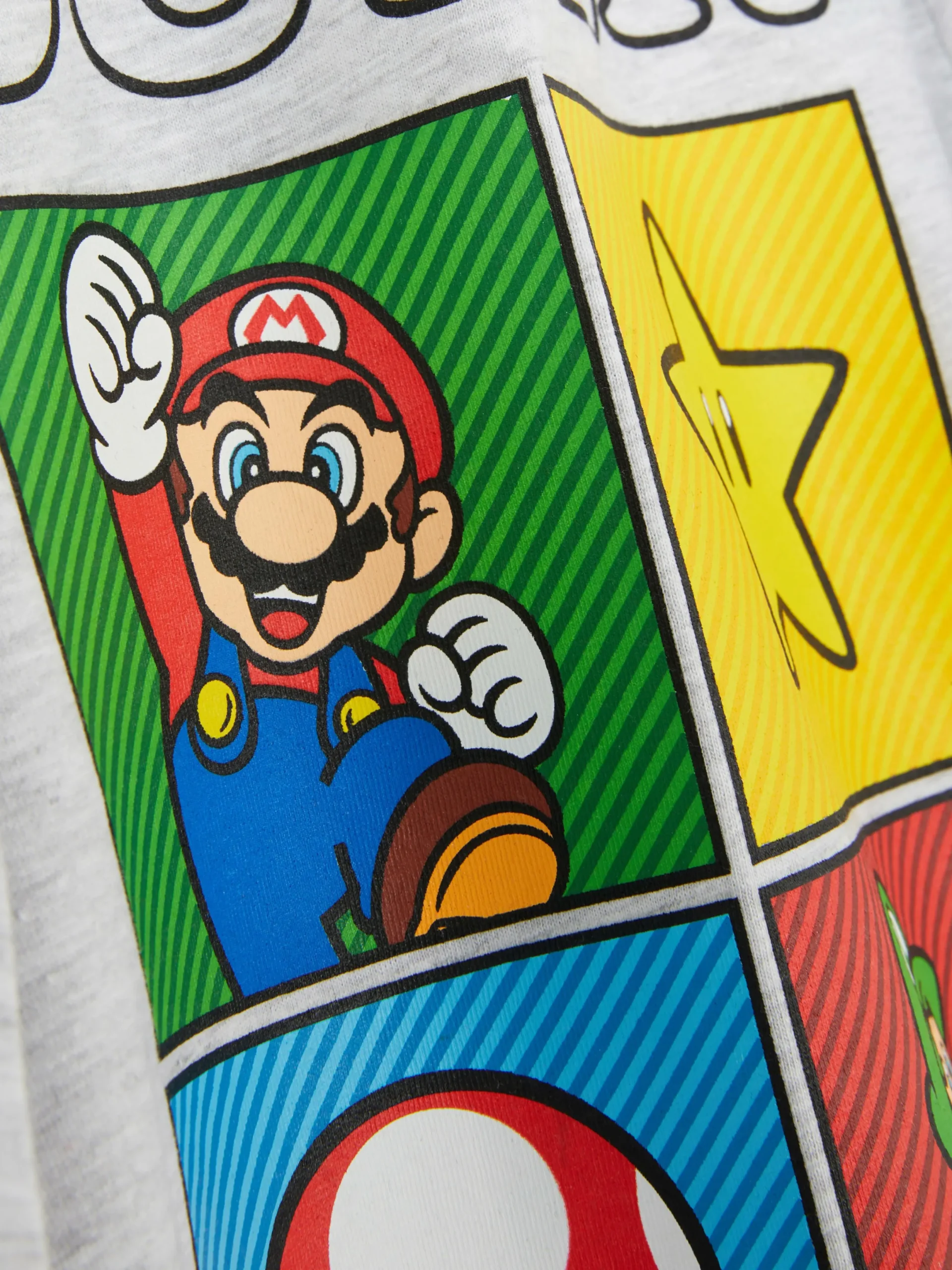Tops Und T-Shirts|Primark Super Mario Bros. Langärmeliges T-Shirt Grau meliert