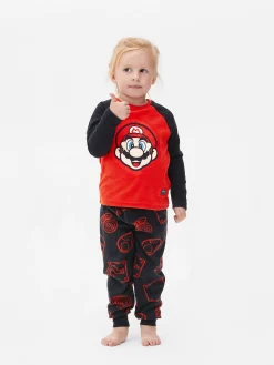 Schlafanzüge Und Nachtwäsche|Primark „Super Mario“ Fleece-Schlafanzug Rot