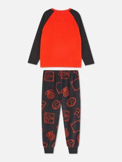 Schlafanzüge Und Nachtwäsche|Primark „Super Mario“ Fleece-Schlafanzug Rot