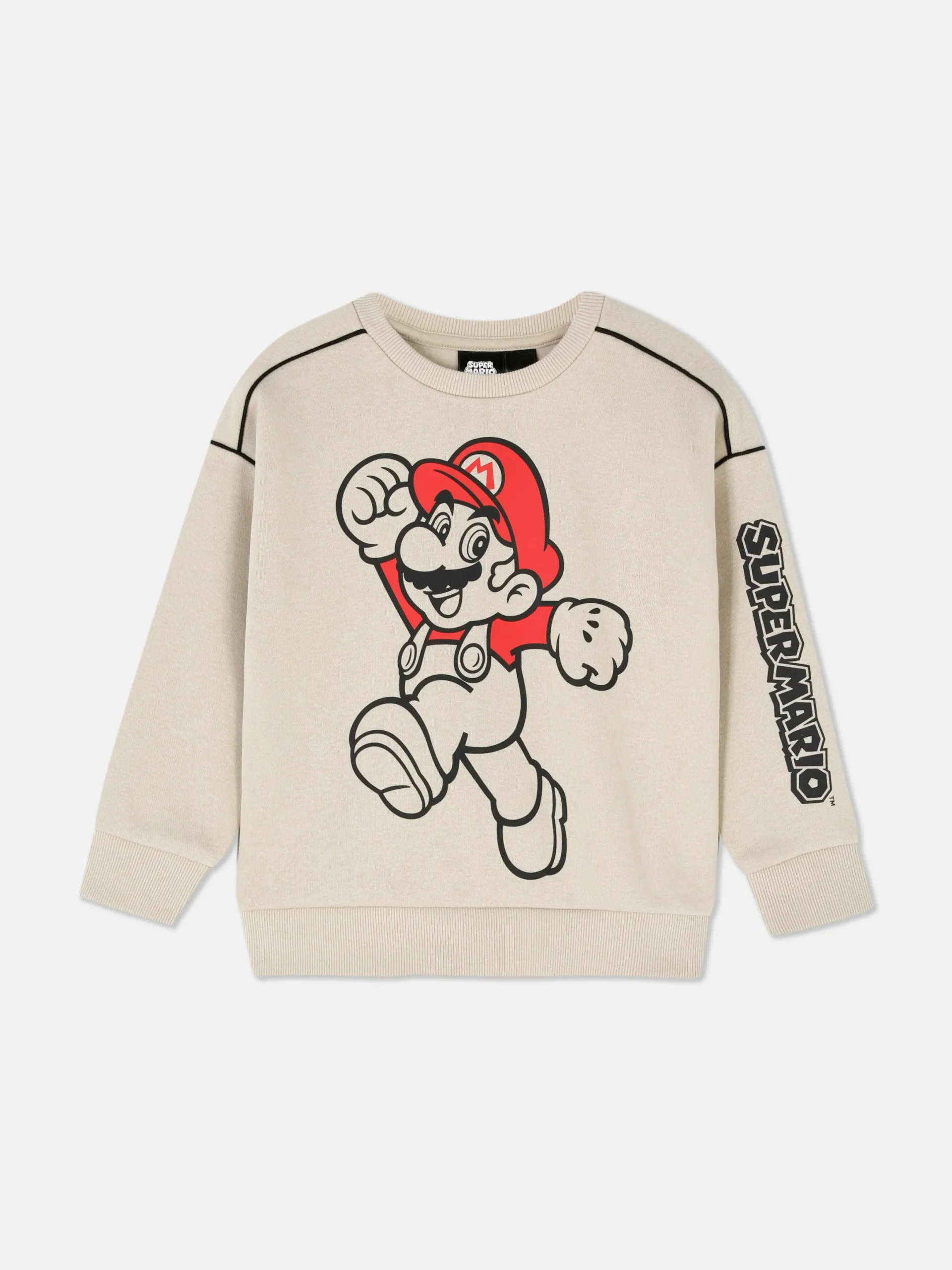 Hoodies Und Sweatshirts|Primark „Super Mario“ Sweatshirt Zum Kombinieren Steinfarben