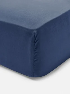 Bettlaken Und Kopfkissenbezüge|Primark Super-Kingsize-Spannbetttuch Mit Hohem Baumwollanteil Marineblau