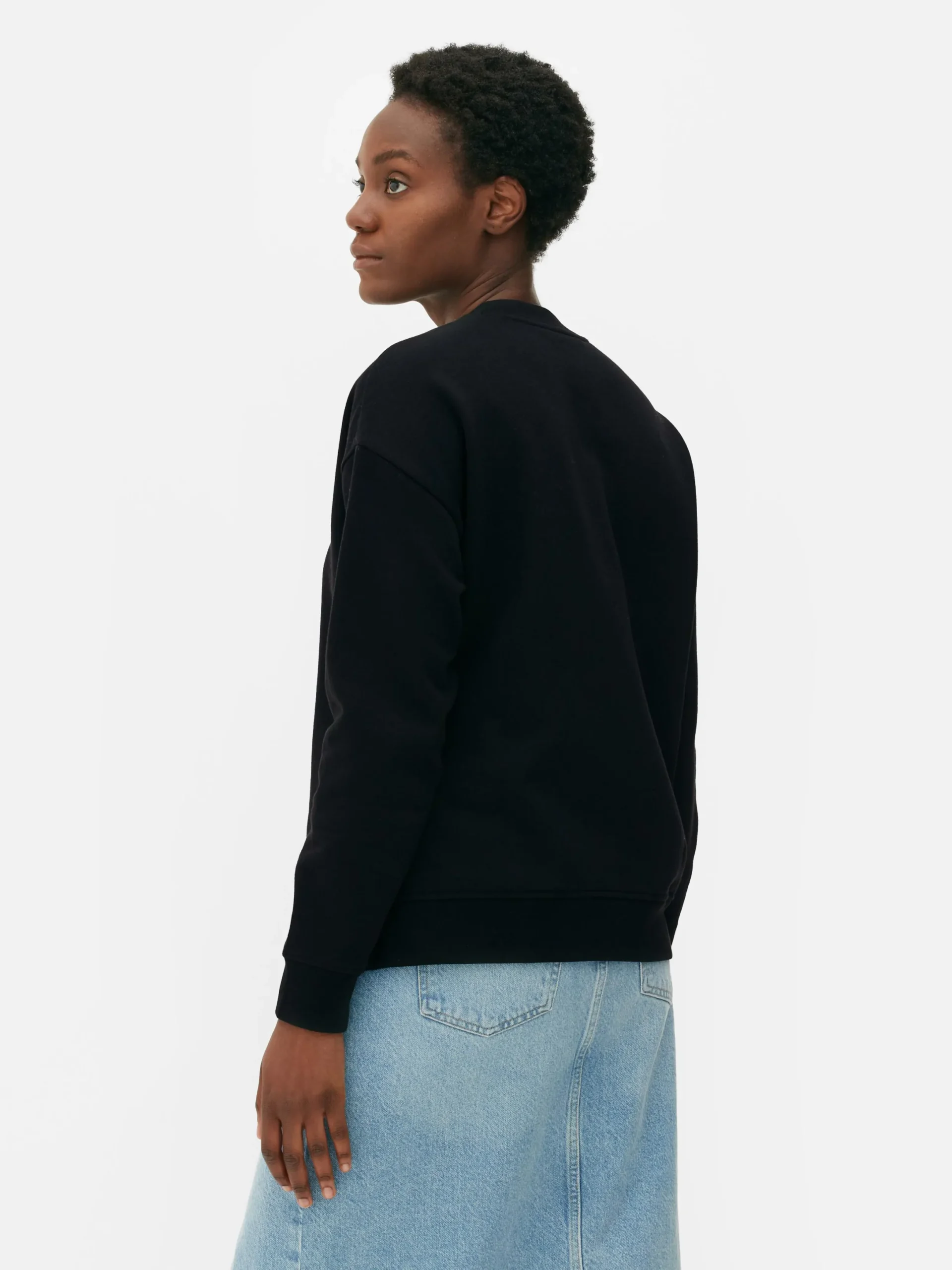Hoodies Und Sweatshirts|Primark Sweat-Pullover Mit Motiv Schwarz
