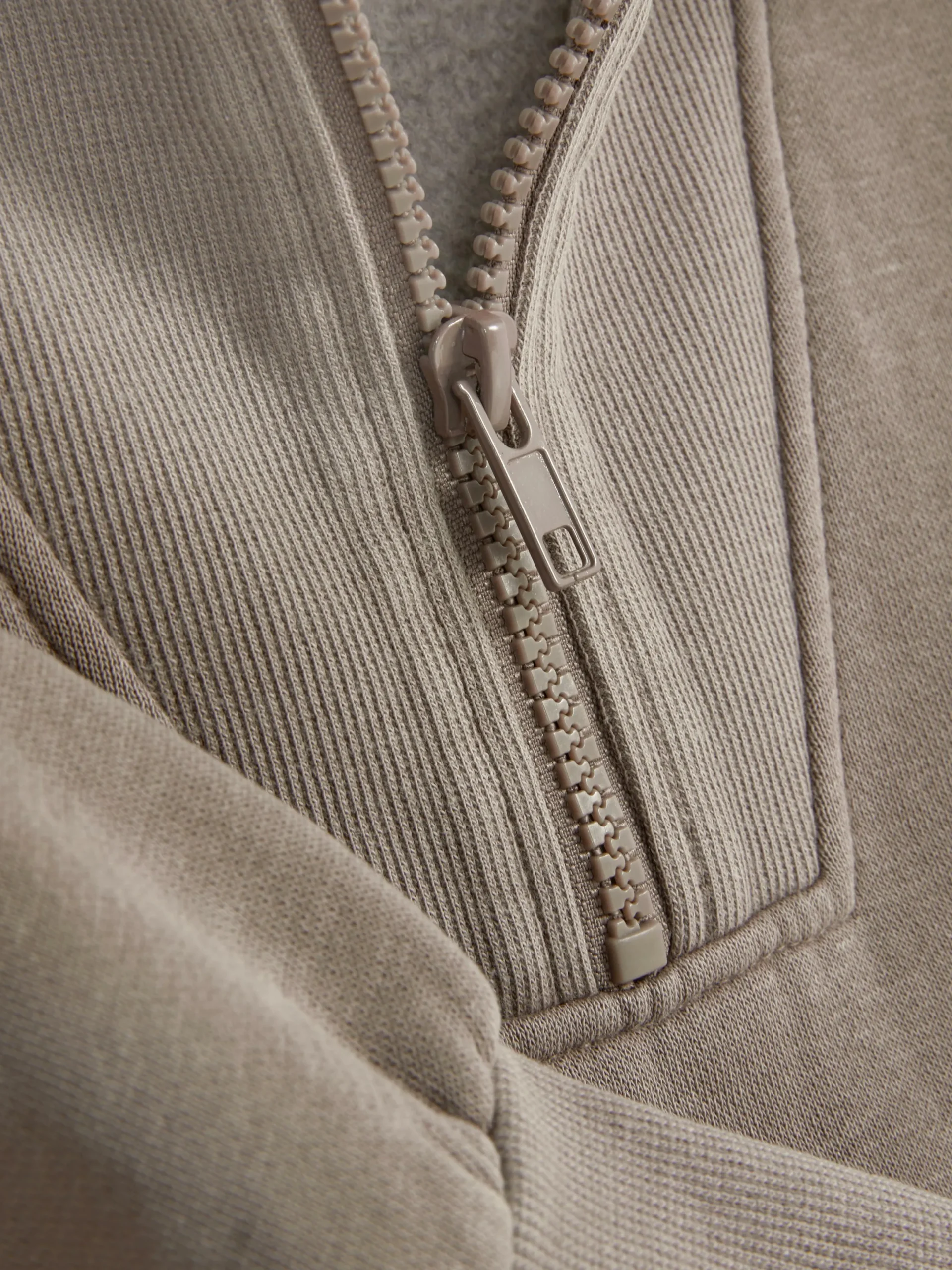 Hoodies Und Sweatshirts|Primark Sweatshirt In Acid-Wash Mit Trichterkragen Braun