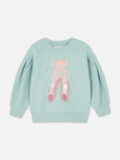 Hoodies Und Sweatshirts|Primark Sweatshirt Mit Ballerinas-Applikation Grün