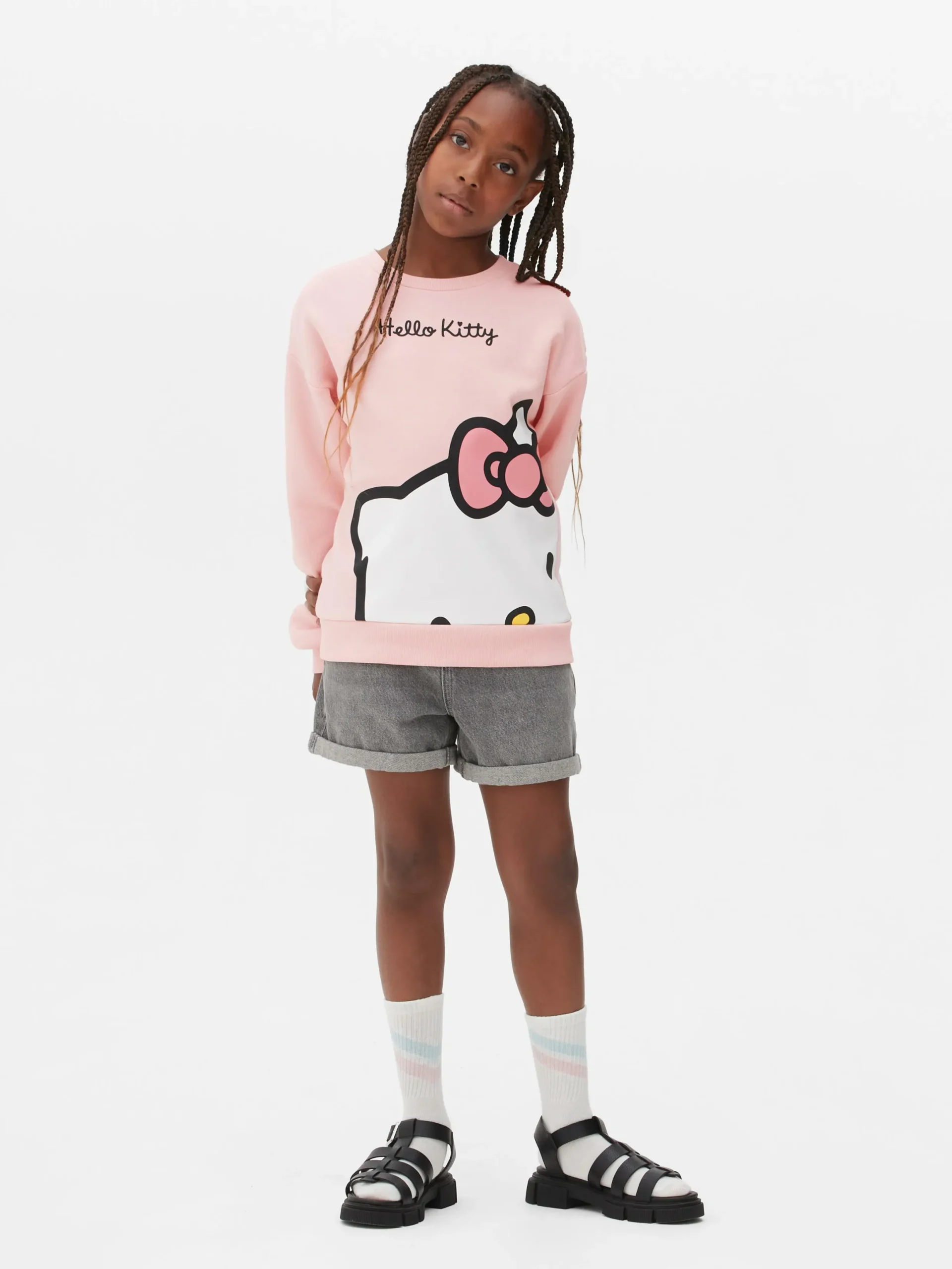 Hoodies Und Sweatshirts|Primark Sweatshirt Mit „Hello Kitty“ Grafik Rosa