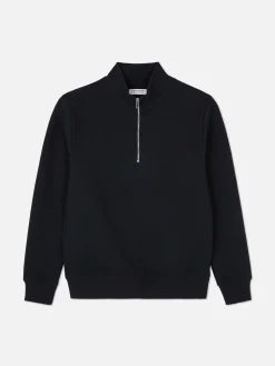 Hoodies Und Sweatshirts|Primark Sweatshirt Mit Reißverschluss Und Geometrie-Muster Marineblau
