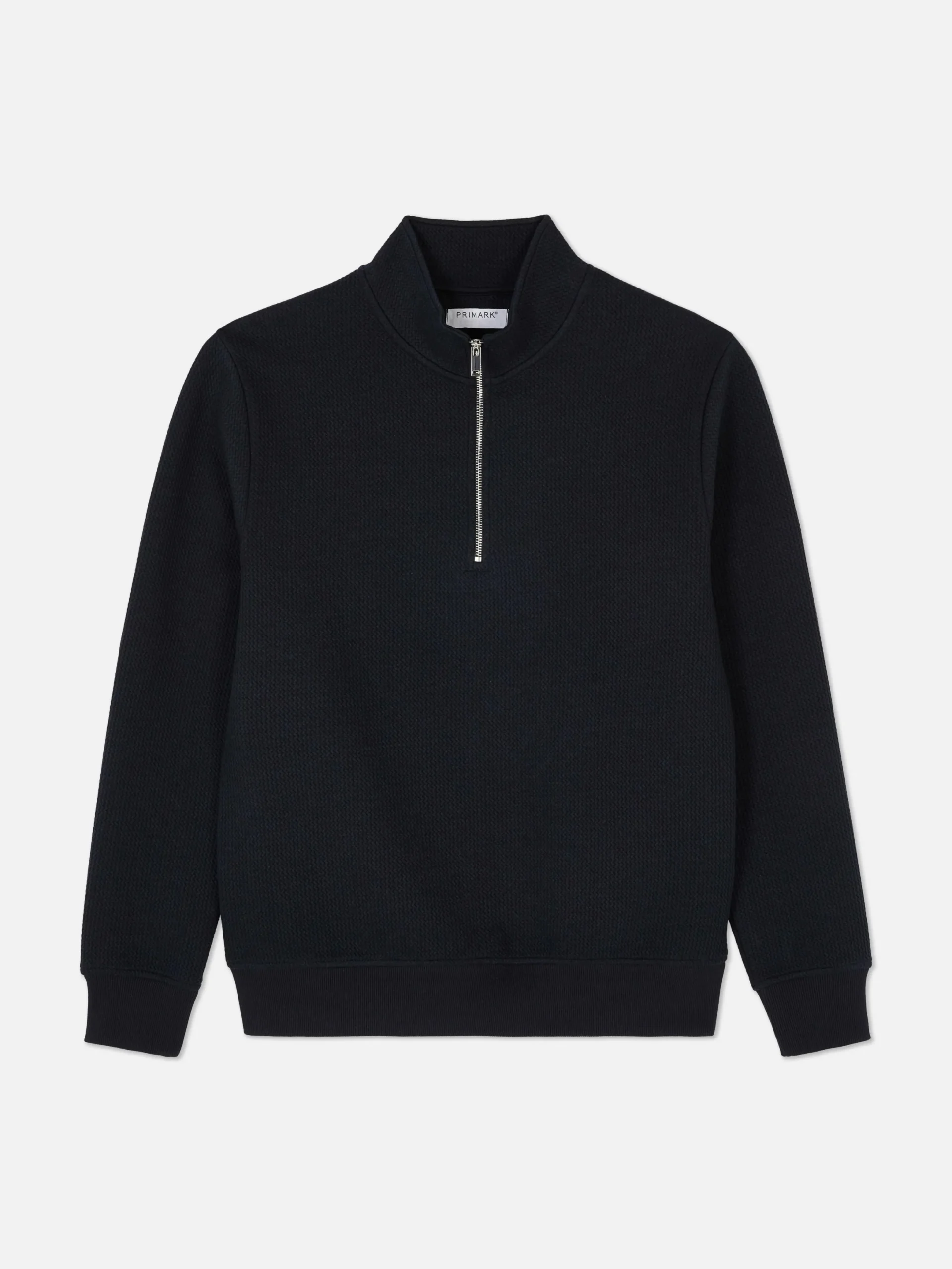 Hoodies Und Sweatshirts|Primark Sweatshirt Mit Reißverschluss Und Geometrie-Muster Marineblau