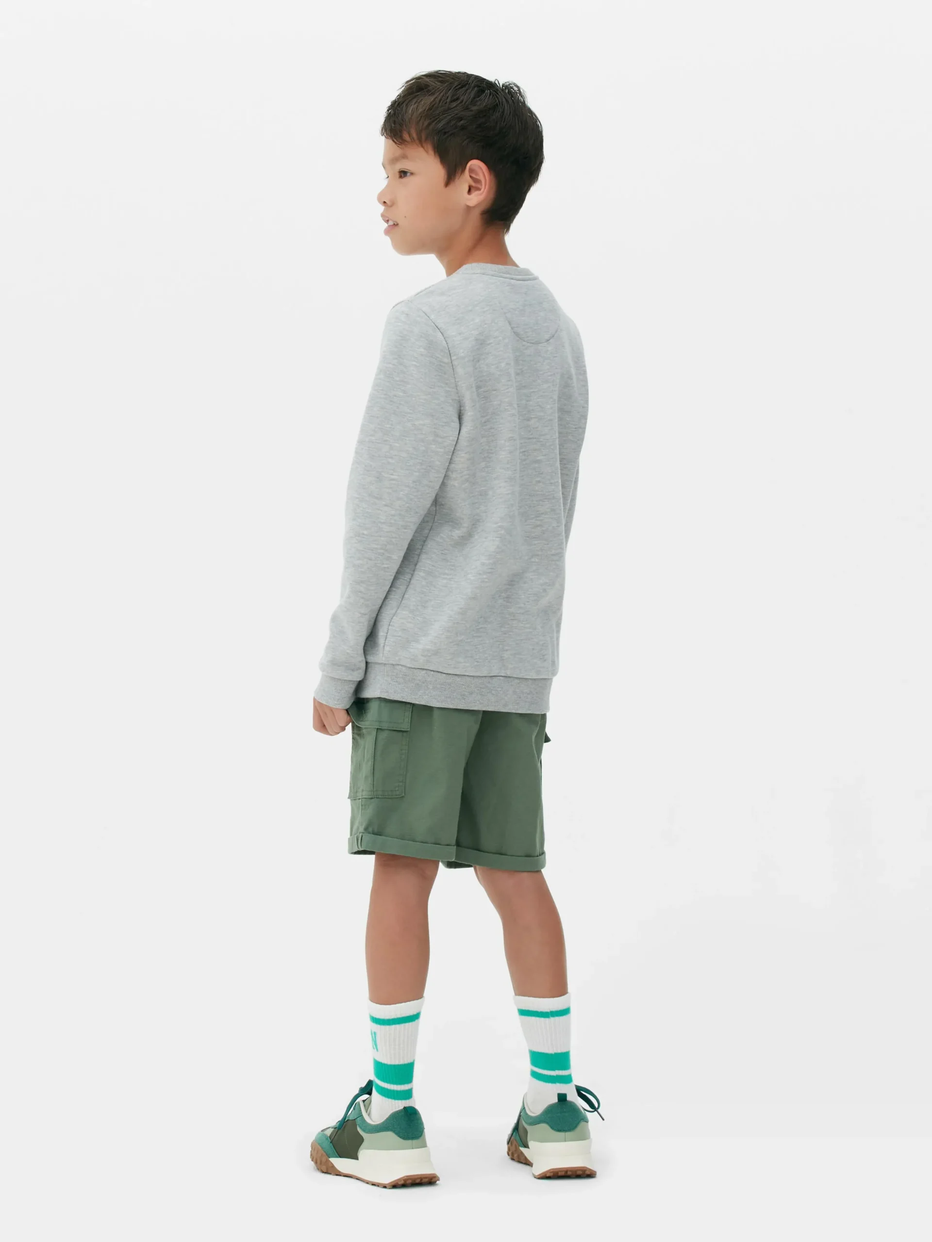Hoodies Und Sweatshirts|Primark Sweatshirt Mit Rundhalsausschnitt Grau meliert