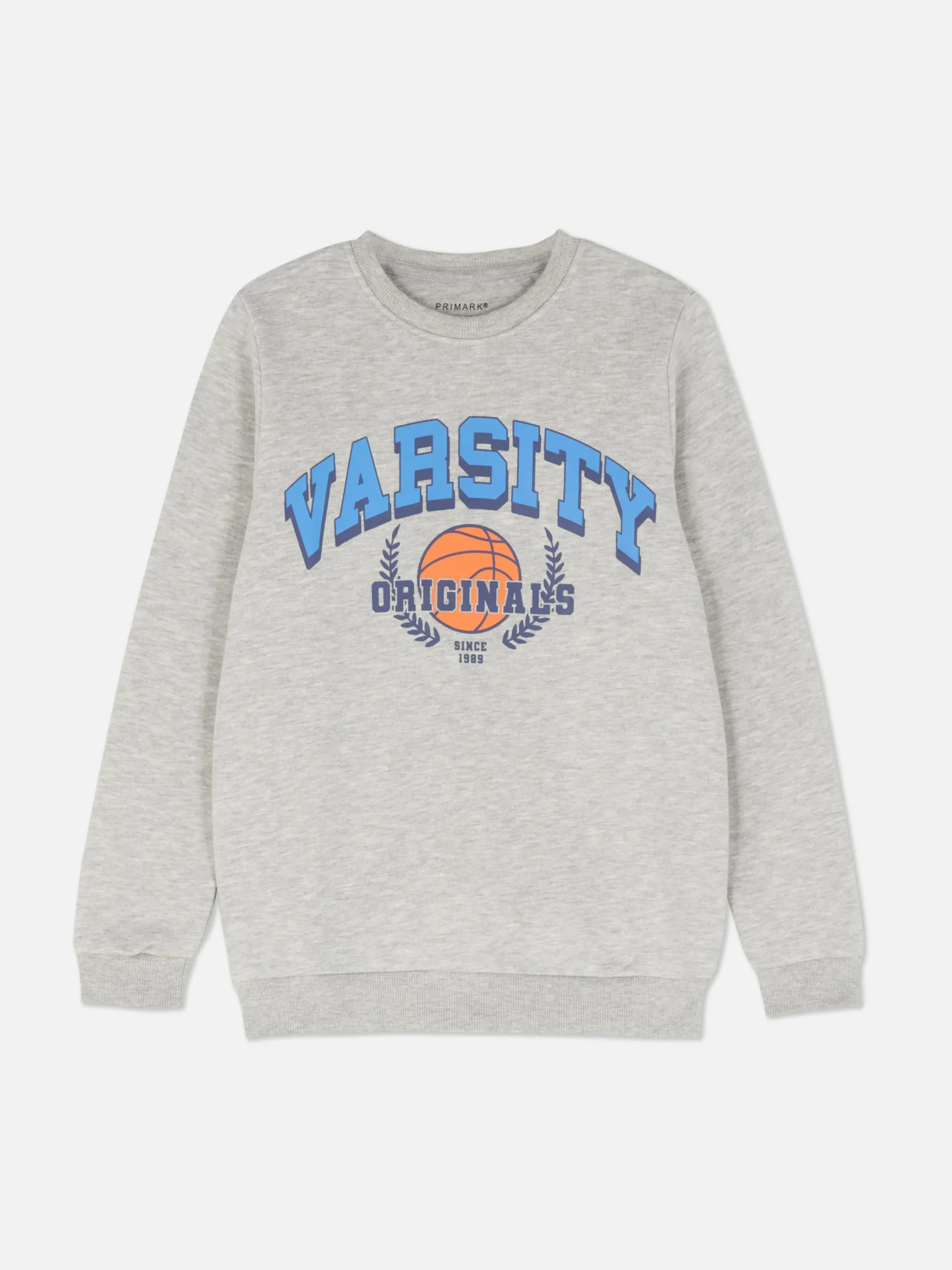 Hoodies Und Sweatshirts|Primark Sweatshirt Mit Rundhalsausschnitt Grau meliert