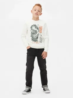 Hoodies Und Sweatshirts|Primark Sweatshirt Mit Rundhalsausschnitt Ecrufarben
