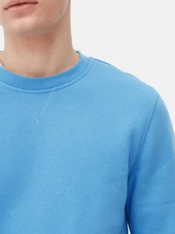 Loungewear|Hoodies Und Sweatshirts|Primark Sweatshirt Mit Rundhalsausschnitt Mittelblau