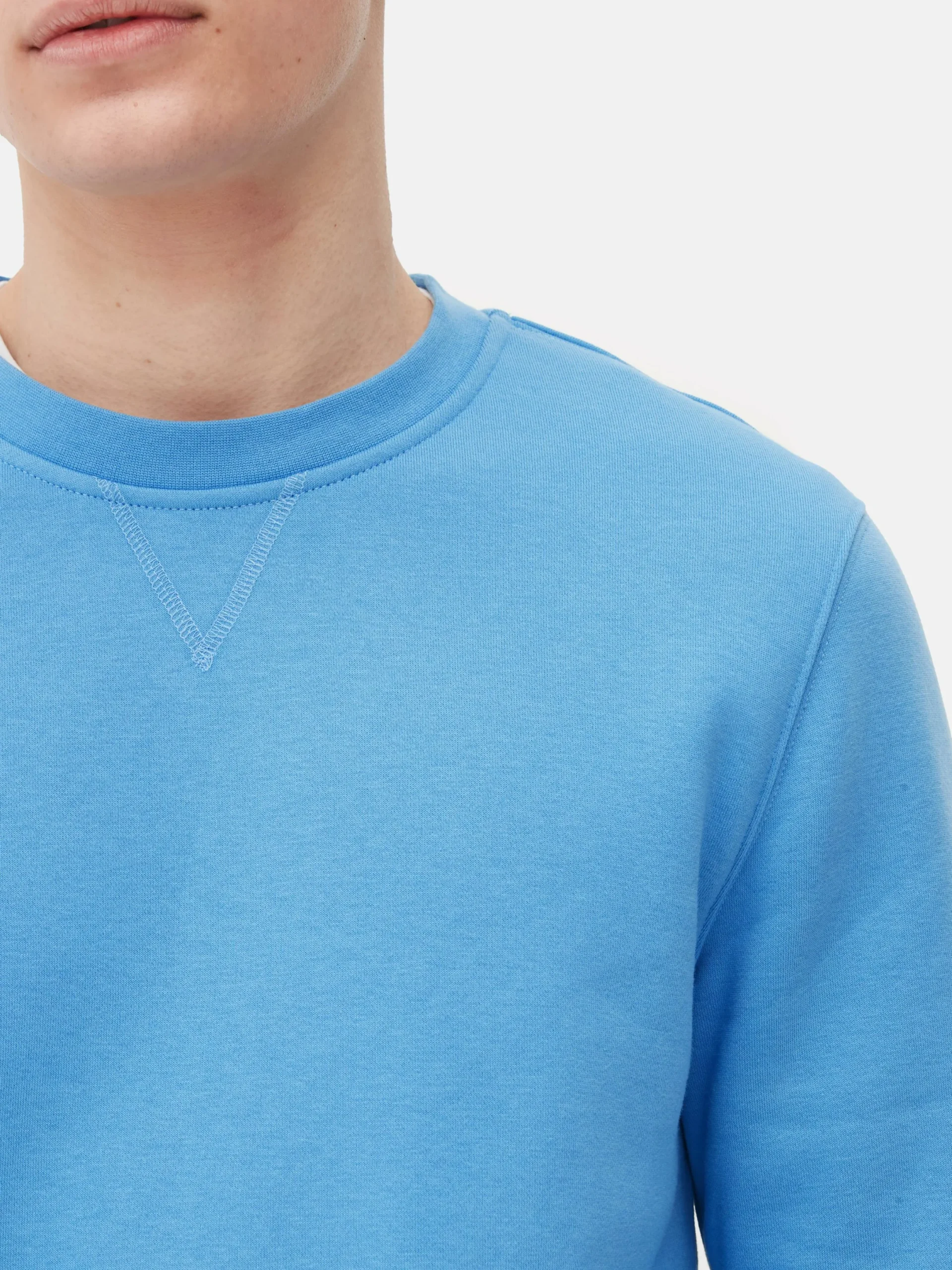 Loungewear|Hoodies Und Sweatshirts|Primark Sweatshirt Mit Rundhalsausschnitt Mittelblau