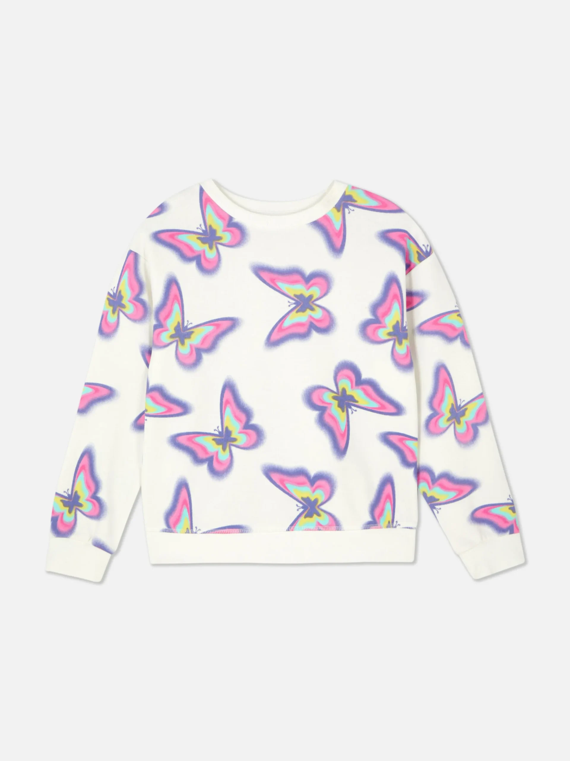 Hoodies Und Sweatshirts|Primark Sweatshirt Mit Rundhalsausschnitt Ecrufarben