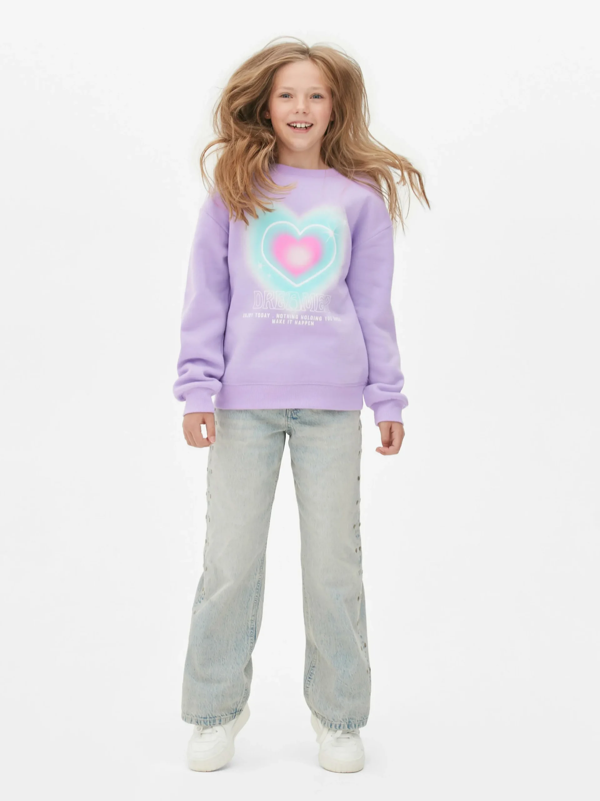 Hoodies Und Sweatshirts|Primark Sweatshirt Mit Rundhalsausschnitt Violett