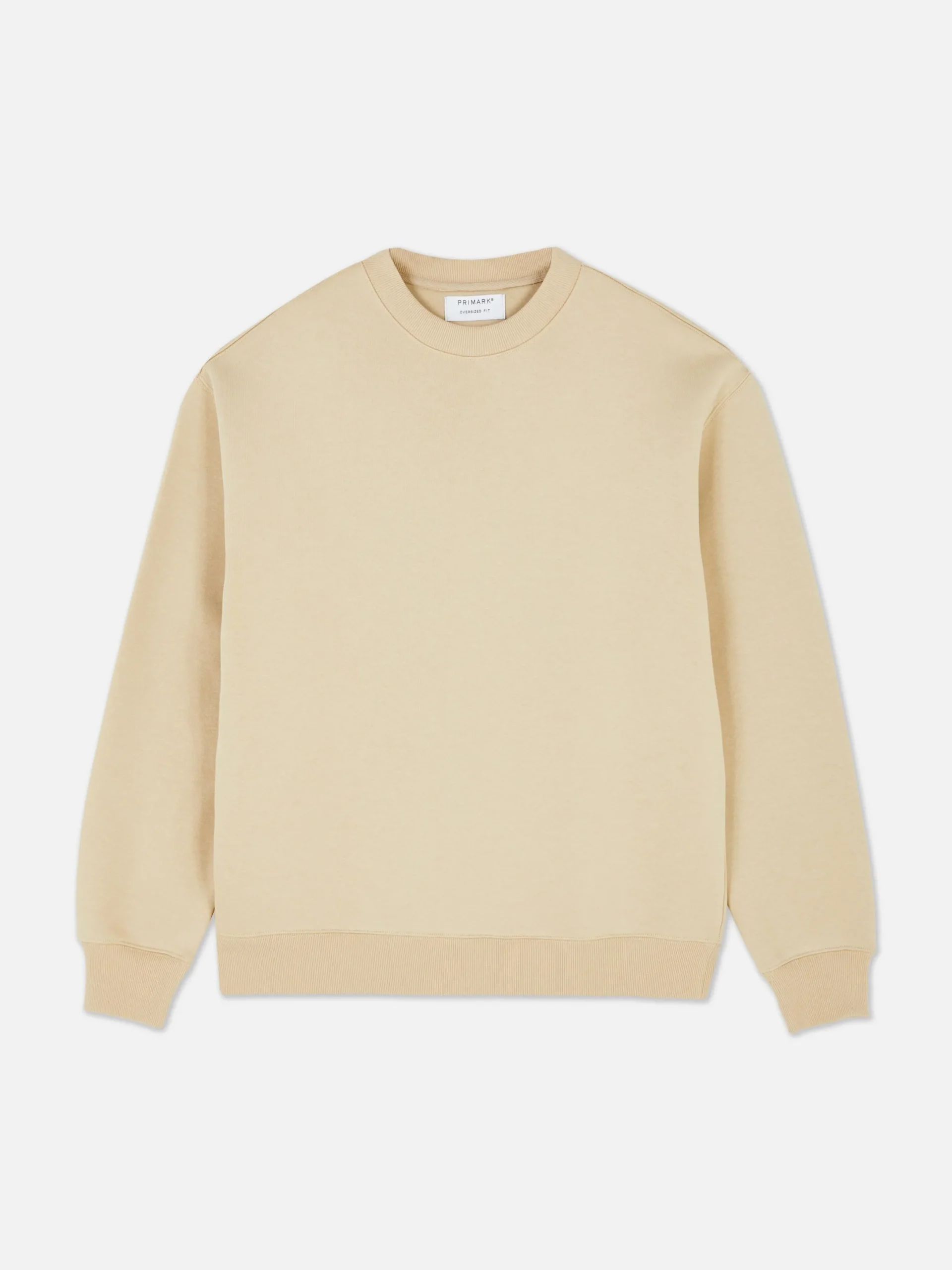 Hoodies Und Sweatshirts|Primark Sweatshirt Mit Rundhalsausschnitt Im Oversized-Look Steinfarben