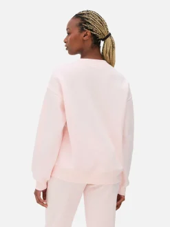 Hoodies Und Sweatshirts|Primark Sweatshirt Mit Slogan Und Rundhalsausschnitt Rosa