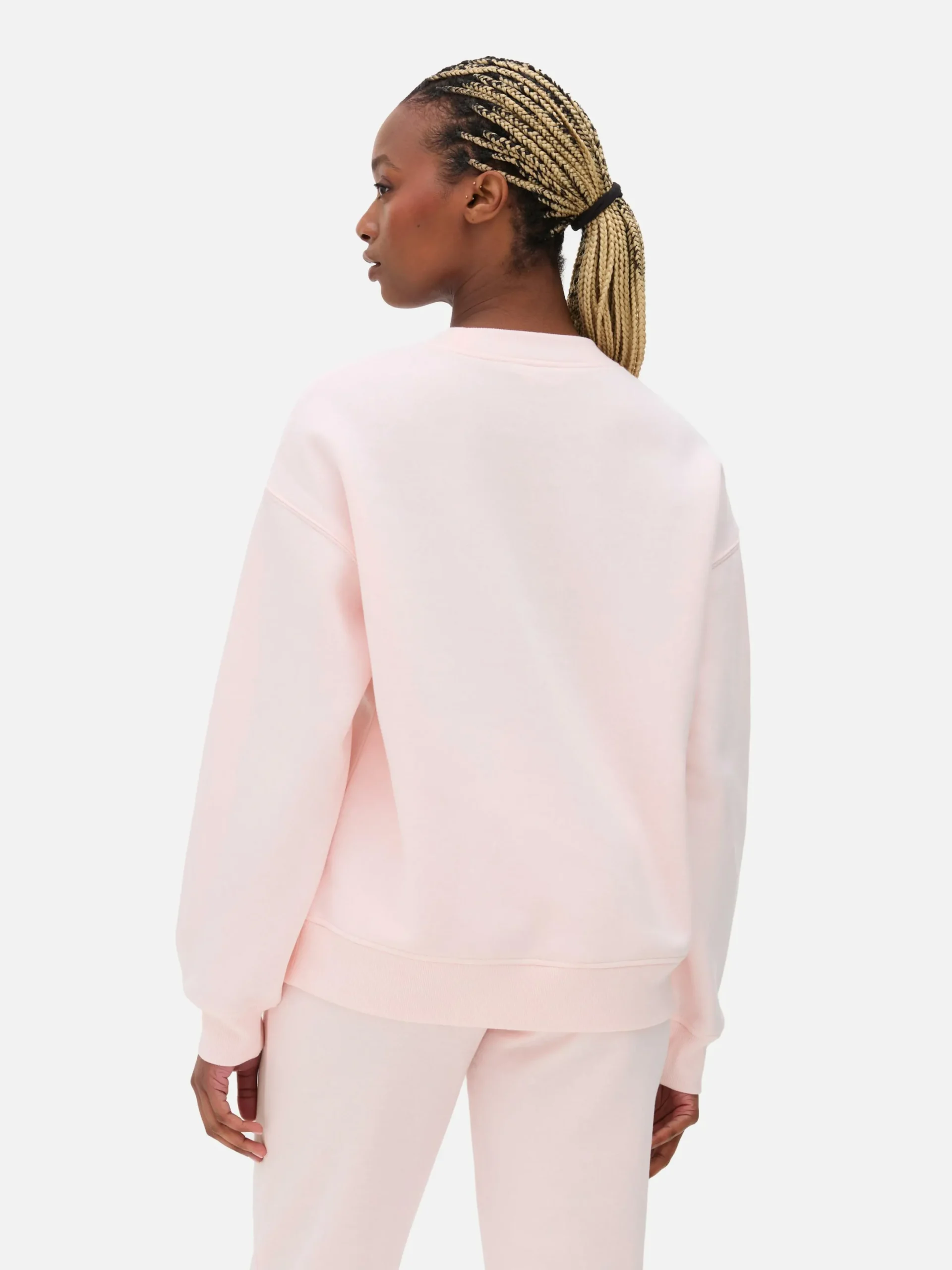 Hoodies Und Sweatshirts|Primark Sweatshirt Mit Slogan Und Rundhalsausschnitt Rosa