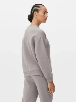 Hoodies Und Sweatshirts|Primark Sweatshirt Mit Slogan Und Rundhalsausschnitt Grau