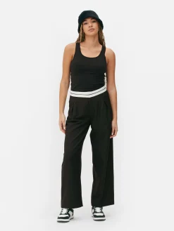 Tops Und T-Shirts|Primark Tanktop Aus Stretch Schwarz