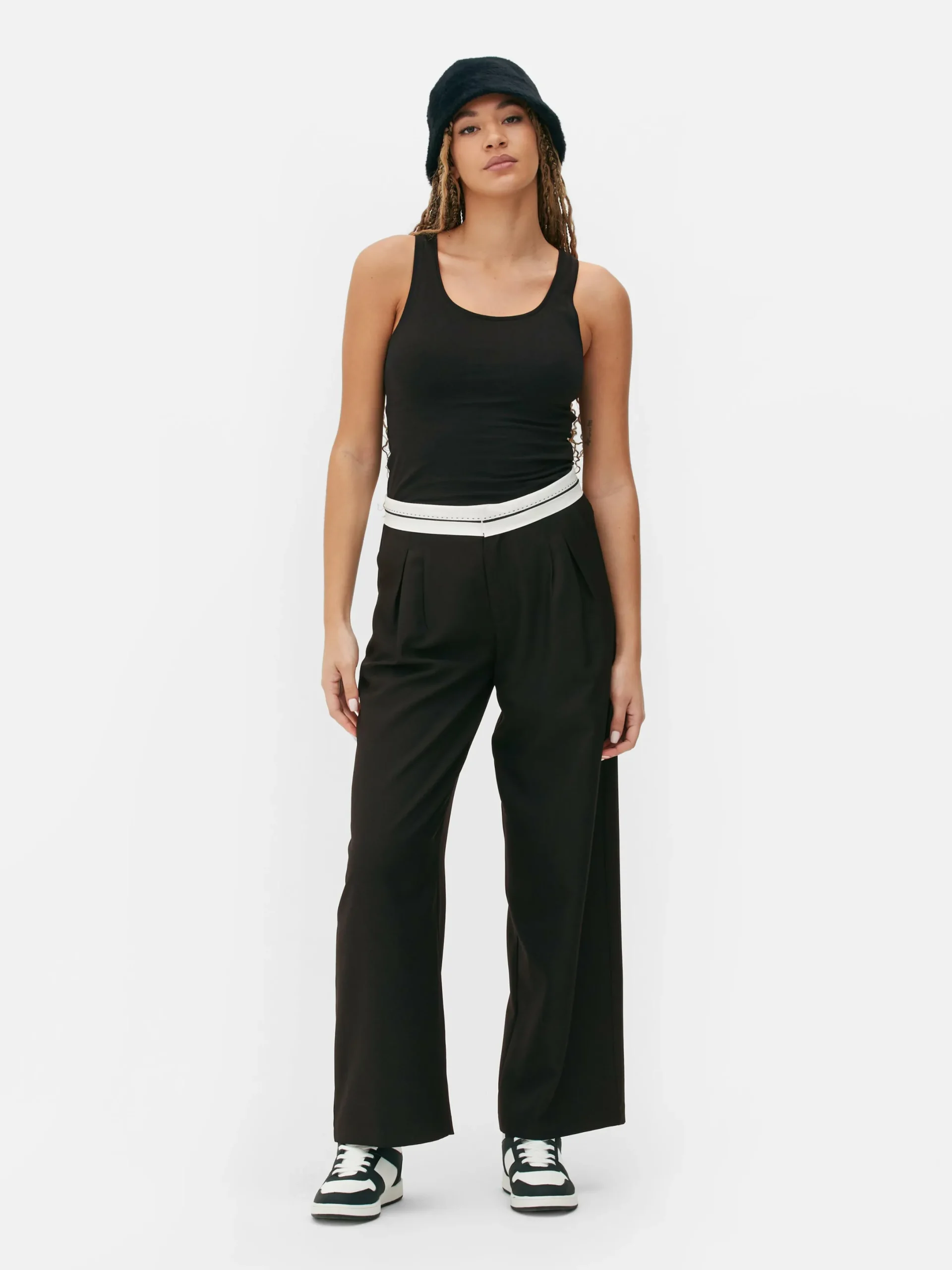 Tops Und T-Shirts|Primark Tanktop Aus Stretch Schwarz