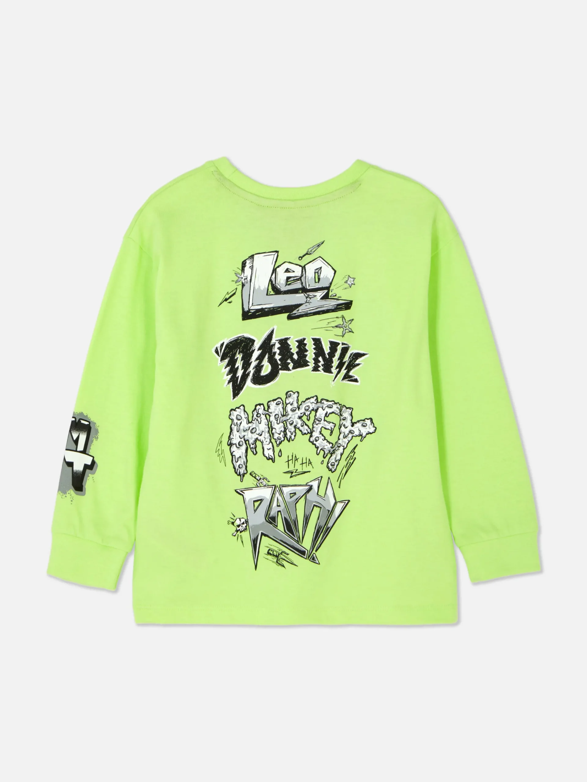 Tops Und T-Shirts|Primark „Teenage Mutant Ninja Turtles“ Langarmshirt Mit Grafik Lindgrün