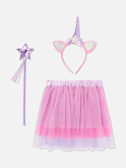 Halloween-Kostüme Für Kinder|Halloween Alle|Primark 3-teiliges Einhorn-Accessoire-Set Für Halloween Multi