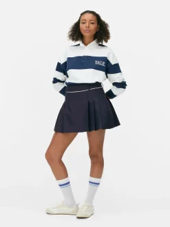 Röcke|Primark Tennis-Minirock Mit Falten Marineblau