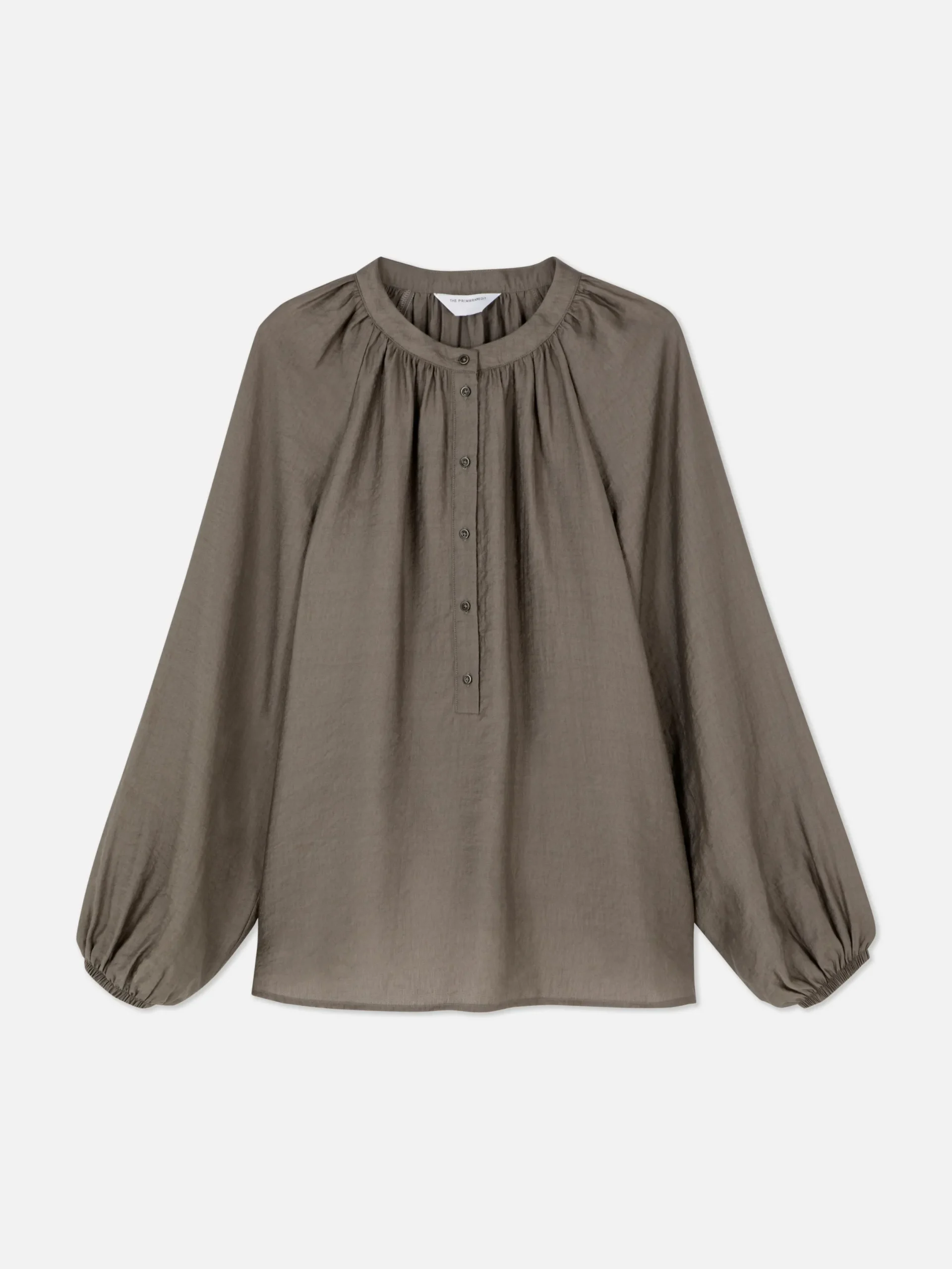 Blusen|Primark „The Edit“ Bluse Mit Ballonärmeln Taupefarben
