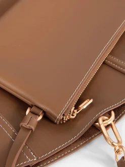Taschen Und Portemonnaies|Primark „The Edit“ Große Tragetasche Aus Kunstleder Braun