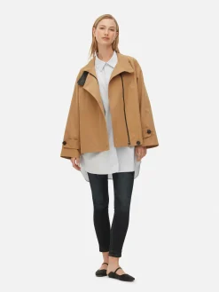 Jacken Und Mäntel|Primark „The Edit“ Kurzer Trenchcoat Kamelbraun