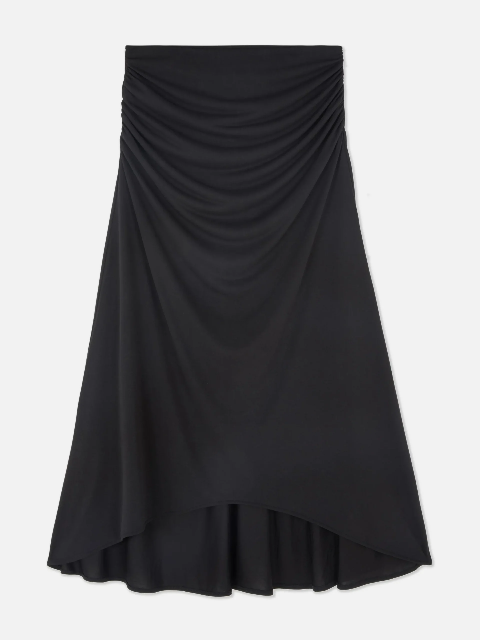 Röcke|Primark „The Edit“ Midirock Mit Asymmetrischem Saum Schwarz