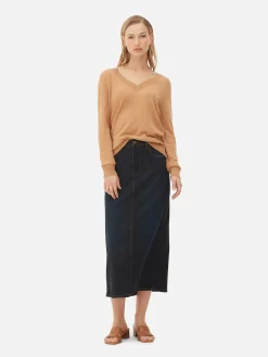Pullover Und Cardigans|Primark „The Edit“ Strickpullover Mit V-Ausschnitt Braun