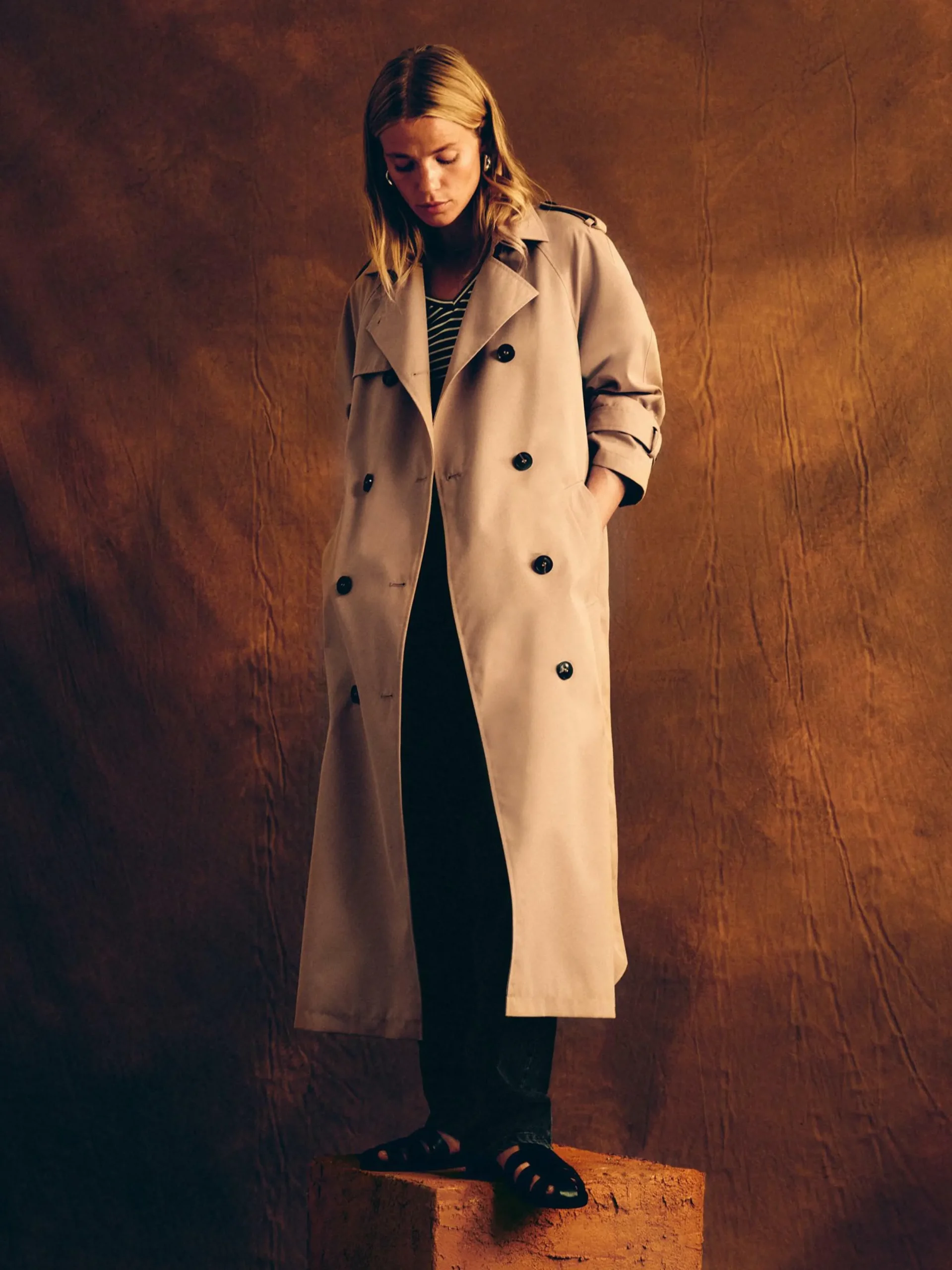 Jacken Und Mäntel|Primark „The Edit“ Trenchcoat Kamelbraun