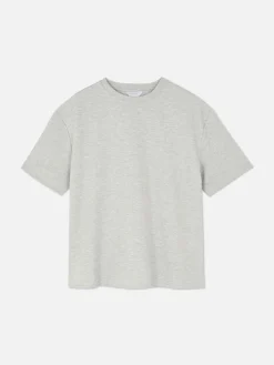 Tops Und T-Shirts|Primark „The Edit“ T-Shirt Im Oversized-Look Grau meliert
