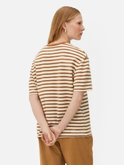 Tops Und T-Shirts|Primark „The Edit“ T-Shirt Im Oversized-Look Senffarben