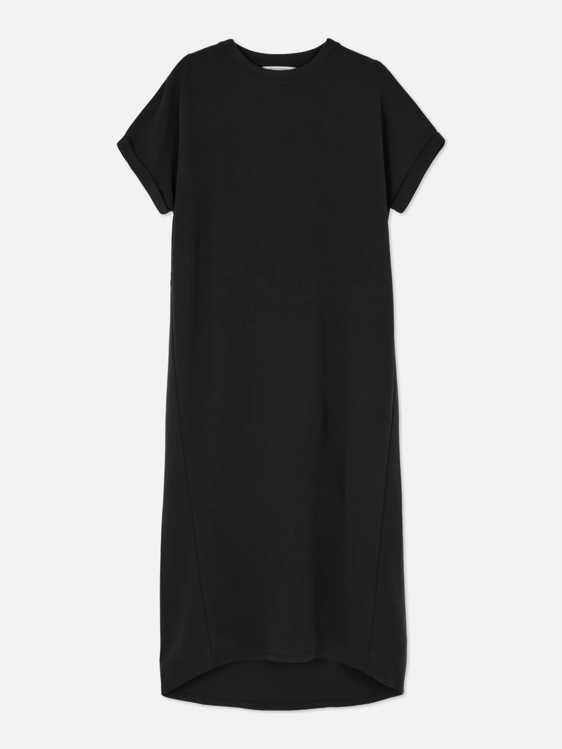 Kleider|Primark „The Edit“ T-Shirt-Midikleid Schwarz